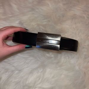 Kenneth Cole Black/Silver Belt